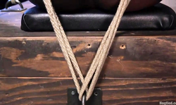 Slutty flexy ebony Ana Foxxx shows her skills in the torture room