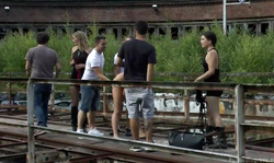 Nasty Public Disgrace for a submissive blonde Layla Price