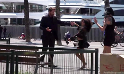 Awesome Public Disgrace action with Melody Petite and Mistress Minerva