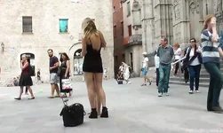 Awesome Mona Wales and submissive Nati Mellow are enjoying Public Disgrace