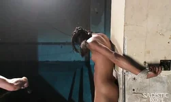 Brutal tortures for a slim young ebony Nikki Darling