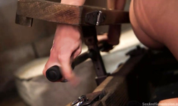 Filthy young slut Holly Hendrix is trying rough face banging