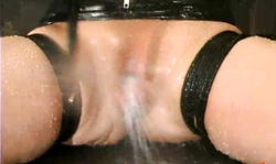 Master pours big-boobed Asian MILF Ava Devine in the dungeon