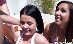 Perfect-looking Loni Evans invited her girls for a hot orgy