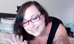 BBW works her sexy pierced tongue and pussy