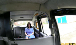 Nasty slut being seduced and fucked in her skull by driver