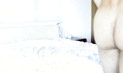 Young man penetrates slender busty woman in her small twat