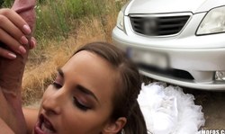 Stranded Teens cutie Amirah Adara fucks with a driver