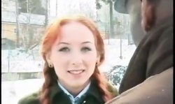Redhead Swedish teen fucked by BBC in public