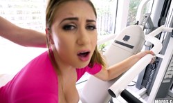 Fucker dicked a sporty busty teen Ivy Rose right in the gym