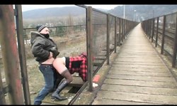 teen gets fucked by grandpa in public