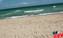 Toned babe Mia Gold gives her first interracial blowjob in the car