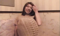 Seductive Asian beauty shows off her awesome hairy muff