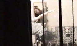 Amateur Asian brunette undresses on spy cam without even knowing that