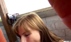 Busty beauty Charlotte Madison has a nice oral skill