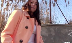 Sexy as hell Christine Heidy gets paid for her pussy